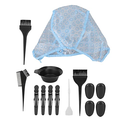 14 Pcs Hair Dye Brush Bowl Set, Salon Hair Coloring Kit with Hair Dye Cap, Colour Brush for Hair Coloring, Dye Tools - Image 6