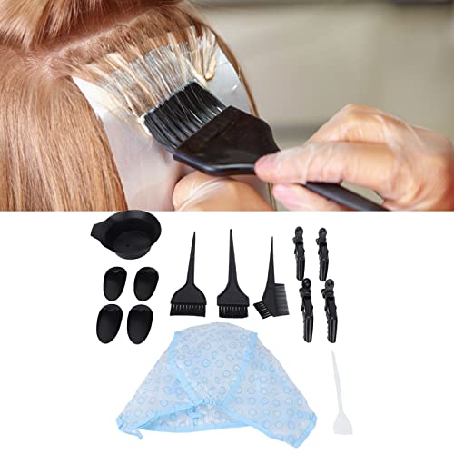 14 Pcs Hair Dye Brush Bowl Set, Salon Hair Coloring Kit with Hair Dye Cap, Colour Brush for Hair Coloring, Dye Tools - Image 5