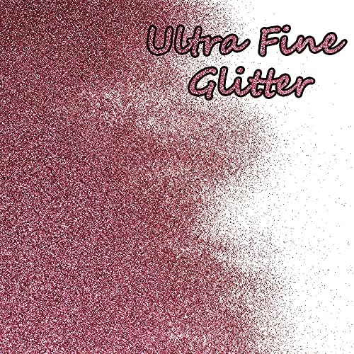 150g Extra Fine Glitter, Holographic Ultra Fine Glitter Powder for Resin, Tumblers, Makeup Face Eye Hair Body, Crafts Painting Arts, Nail Art DIY Decoration (Rosa Pink) - Image 3