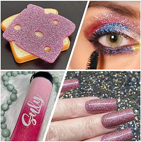 150g Extra Fine Glitter, Holographic Ultra Fine Glitter Powder for Resin, Tumblers, Makeup Face Eye Hair Body, Crafts Painting Arts, Nail Art DIY Decoration (Rosa Pink) - Image 5