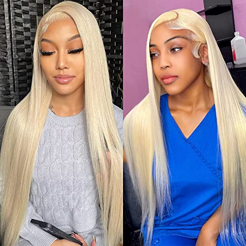 16-Inch Blonde 613 Lace Front Wig for Women, Natural Look and Feel