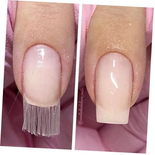 16 Pcs Fiberglass Nail Extension Gel Kit with Files, Stickers, Tweezers, and Glue - Image 8