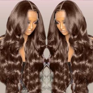 Human Hair Wig Side Part