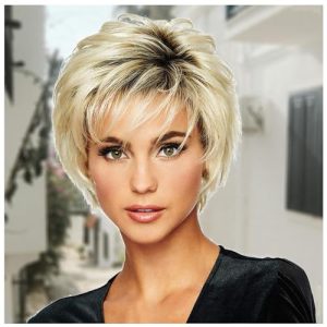 Human Hair Wig Silver
