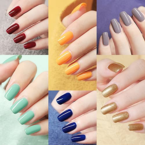 Nail Polish Temperature Change Chip-Resistant Long-lasting Quick Dry Finger Nail Polish Neutral Nude Glitter Colorful Jelly Gel Polish Manicure Nail Art Spring Birthday Gift Clearance Items - Image 6