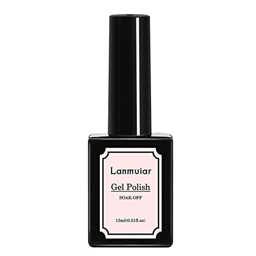 Gel Nail Polish 1 Piece Changing Gel Polish Trendy Natural Design Gel Polish Tint Kit Home Salon Home 15ml Stick on Nails Short (Q, One Size)