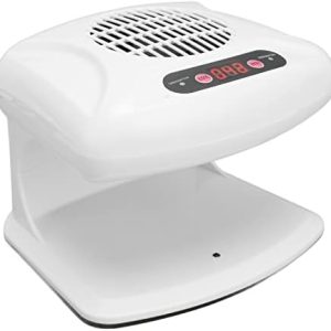 Nail Dryer, for Regular Polish, Nail Fan Dryer Single Hand Nail Air Dryer White Nail Drying Fan Warm Cool Wind Automatic Sensor Nail Fan Blow Dryer for Home Salon Nail Art Manicure