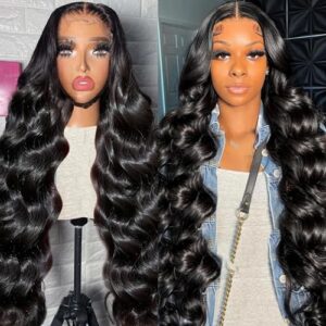 13x4 Lace Front 180 Density Natural Looking Human Hair Wig