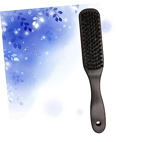 1pc Mustache Grooming Brush Hair Bristle Brush Hair Brush Thin Hair Brush Beard Teesing Brush Boar Bristles Brush Teasing Brush Modeling Styling Brush Man Bamboo - Image 5