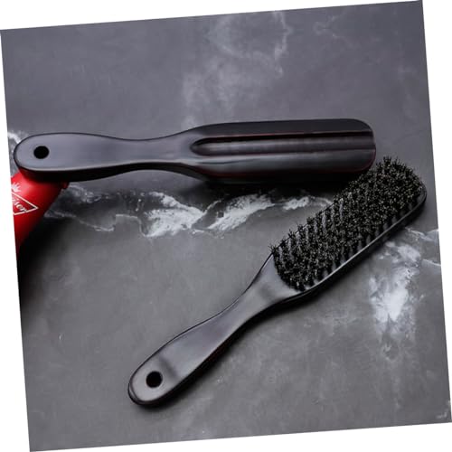 1pc Mustache Grooming Brush Hair Bristle Brush Hair Brush Thin Hair Brush Beard Teesing Brush Boar Bristles Brush Teasing Brush Modeling Styling Brush Man Bamboo - Image 4