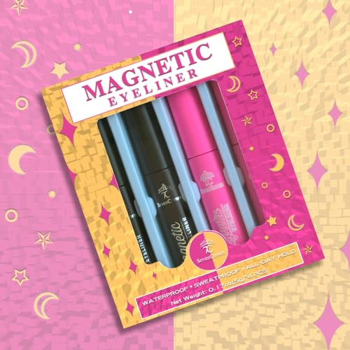 2 Black MIX 2 Brown Eyeliner Waterproof Magnetic Liquid Eyeliner,Upgraded All-Day Hold, Works Perfectly for Magnetic Eyelashes,Eye Liner -5ml*4 Count - Image 8