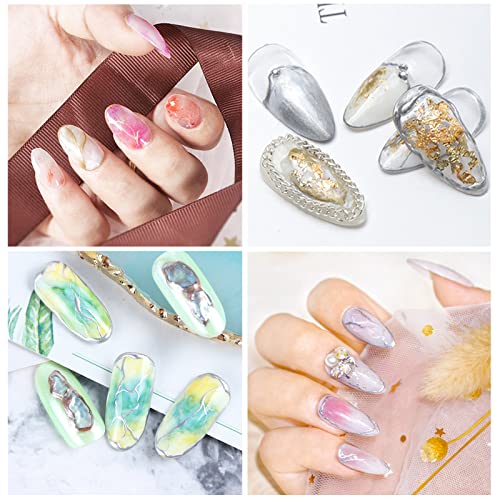 Golden Silver 2 Color Metallic Painting Gel Nail Polish 15ml Capacity for DIY Nail Art - Image 2