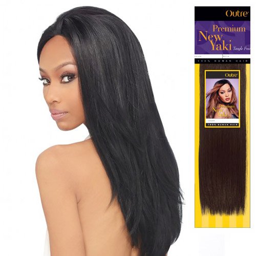 2-PACK DEALS! Human Hair Weave OUTRE Premium Collection New Yaki (18", 1) - Image 2