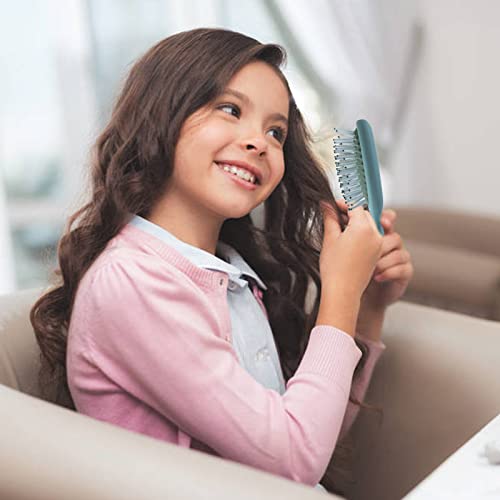 2 Pack Mini Travel Hair Brush Set for All Hair Types Detangling Kids Adults - Image 6