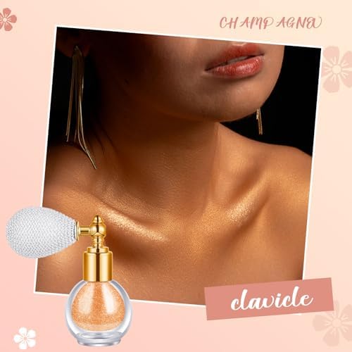 2 Piece Cosmetic Body Glitter Spray Set Silver Nude Pink Shimmer with Refills for Hair Face Nails - Image 6