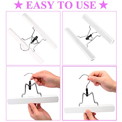 2 PCS Hair Extensions Storage Bag, Storage Bag for Extension with Wooden Hanger,Dust Proof Portable Wig Storage Bag Hair Extension Carrier Holder With Strong Durable Zipper,Purple - Image 6