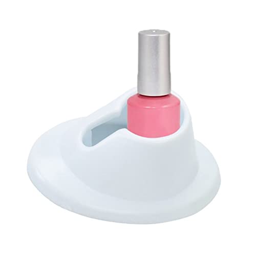 2 Pieces Nail Polish Stand Nail Polish Bottle Stand Nail Polish Bottle Holder Nail Art Display Manicure Tools for Nail Organizer Display, White - Image 3