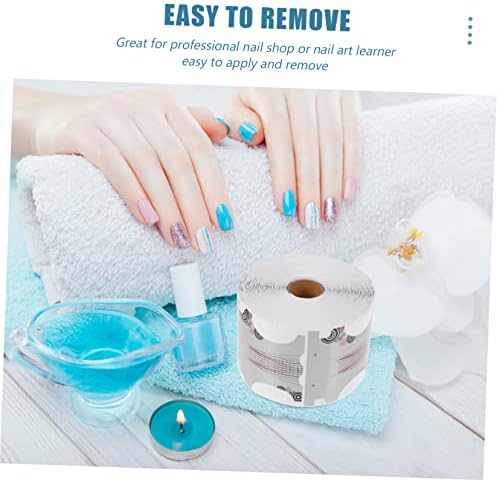 2 Rolls Nail Paper Holder Nail Art Stickers Nail Stickers Manicure Guide Form Gel Builder Tips Guide Nail Art Guide Forms Uv Gel Extension Paper Salon Supply Nail Forms - Image 2