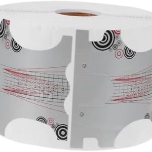 2 Rolls Nail Paper Holder Nail Art Stickers Nail Stickers Manicure Guide Form Gel Builder Tips Guide Nail Art Guide Forms Uv Gel Extension Paper Salon Supply Nail Forms