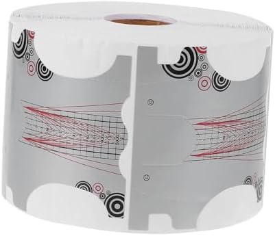 2 Rolls Nail Paper Holder Nail Art Stickers Nail Stickers Manicure Guide Form Gel Builder Tips Guide Nail Art Guide Forms Uv Gel Extension Paper Salon Supply Nail Forms