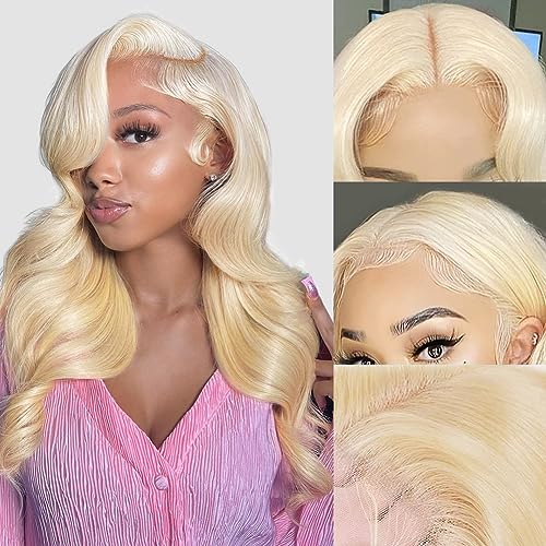 20 Inch 613 Blonde Body Wave 13x4 HD Lace Front Human Hair Wig