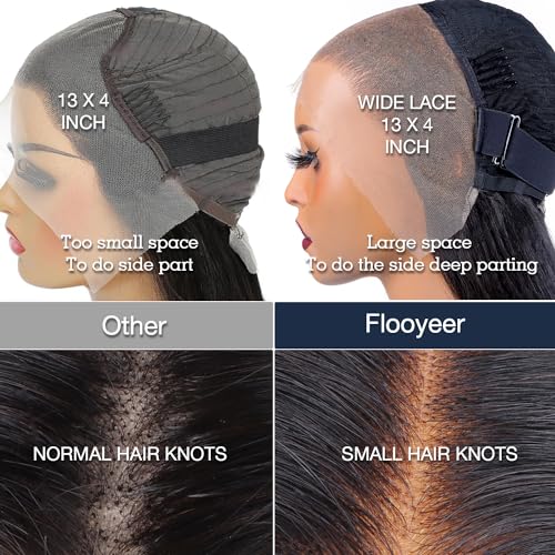 20 Inch Body Wave Lace Front Wigs Human Hair, 13x4 Real HD Lace Full Frontal Wigs Human Hair 180% Density Glueless Brazilian Virgin Human Hair HD Lace Front Wigs with Pre Plucked and Bleached Knots - Image 6