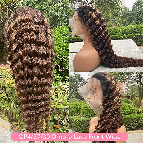 Honey Blonde 20 Inch Loose Deep Wave 13x6 Lace Front Human Hair Wig - Image 3
