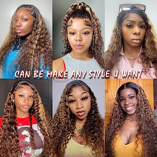 Honey Blonde 20 Inch Loose Deep Wave 13x6 Lace Front Human Hair Wig - Image 6