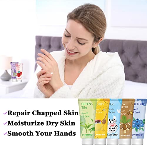 20 Piece Travel Size Hand Cream Gift Set for Women - Vitamin E Enriched, Natural Fragrance - Image 5