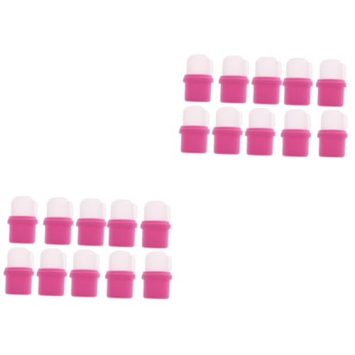20 Pcs Gel Polish Remover Clips Gel Nail Remover Clips Finger Clips for Gel Remover Nail Removing Covers Nail Soak off Clips Nail Soaker Covers Manicure Tools Nail Clipper Bagged