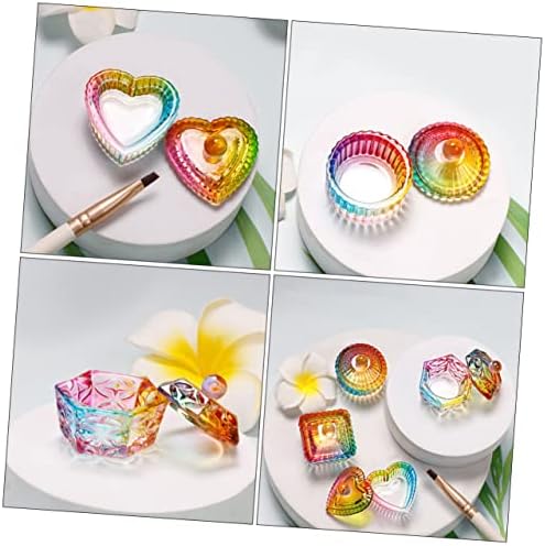 20 Piece Multi-function Acrylic Glass Dappen Dish Mixing Cups for Nail Art Supplies - Image 2