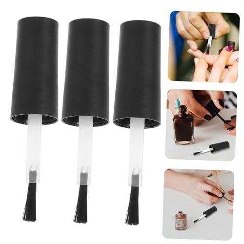 20 Pcs Nail Polish Brush Bottle Brush Nail Gel Polish Nail Polish Bottles Brush for Replacement Nail Polish Bottles Caps Artificial Fiber Portable Bottle Liquid - Image 3