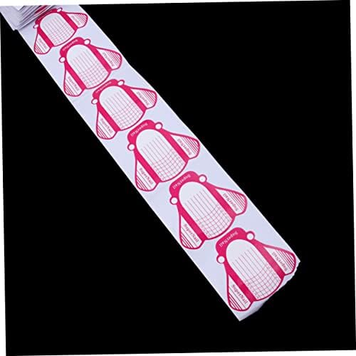 200 Piece Dual Nail Forms for Stiletto Acrylic Nail Extension DIY Manicure - Image 4