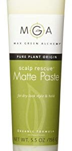 MGA Vegan Matte Hair Paste Tube - Matte Texturizing Paste gives Natural Look, Medium Hold & Creates Bulk made with Organic Formula for Men & Women | Unisex Color Safe and PVP Free | 5.5 Ounces