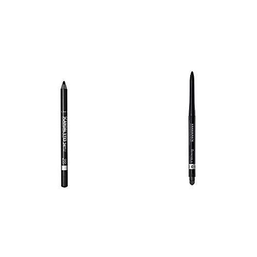 Rimmel Scandaleyes Waterproof Gel Eye Liner Pencil, Black, 1 Count