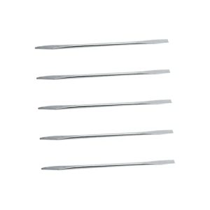5-Piece Stainless Steel Face Mask Spatula Set for Makeup Application and Hair Styling