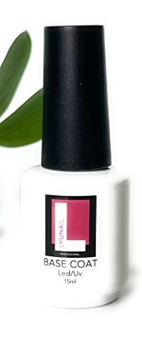 BASE COAT for Gel manicure or pedicure, gel nail polish, large volume 15ml bottle (0,5 fl oz), Base and No Wipe Top coat Soak Off UV LED for long lasting manicure, nail Strengthen