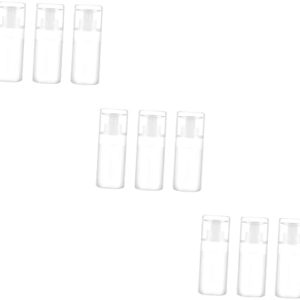 DOITOOL 9-Piece Lockable Pump Dispenser Bottles for Nail Polish and Travel