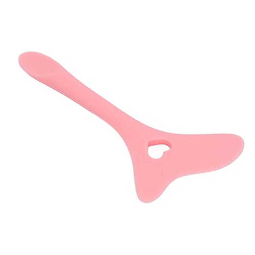 Pink Multifunctional Silicone Eyeliner Aid Tool with Ergonomic Handle for Effortless Makeup - Image 6