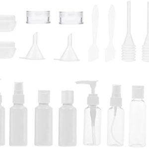 12-Piece Travel Makeup Bottle Set with Leak-Proof Design for Easy Carrying