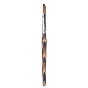 Kolinsky Sable Acrylic Brushes Nail Art Brush Red Wooden Pen Nail Brush for Nail Art Manicure Tool for Acrylic Powder Application Nail Extension 3D Nail Carving (12#)