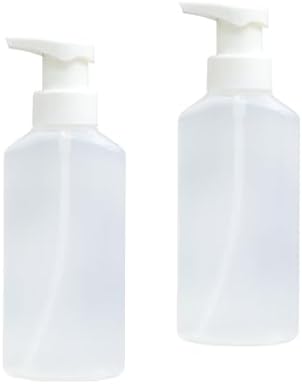 Amosfun 4pc White Portable Foaming Dispenser Set for Shampoo Soap Shower Gel