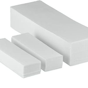 Tifara Beauty Non Woven Wax Strips for Body and Face, Multi Size Pack of 200 Strips