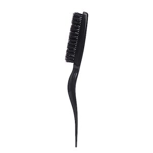 Boar Bristle Brush Comb Hair Teasing Brush For Women Men Salon Boar Bristle Beauty Styling Backcombing Brush For Women Hair Styling Accessory Hair Detangling Brush Hair Volumizing Comb Hair Smoothing