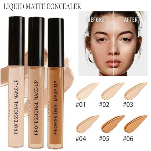 24 Hour Natural Matte Liquid Concealer All Skin Types 0.5 oz - Image 5