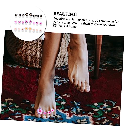 24 Pcs Decorative Flower Toe Separators for Pedicure Nail Polish Application - Image 5