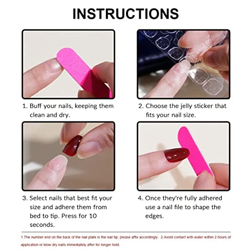 24Pcs Press on Nails Short Round Nails,Gold French Tip Nude Pink Fake Nails with Gold Glitter Acrylic Artificial Glossy Design Glue on Nails Full Cover Stick on Nails for Women Girls Nail Decoration - Image 7