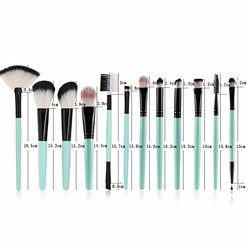 25-Piece Pro Makeup Brush Set for Foundation, Blending, Eyeshadow, Eyeliner - Image 4
