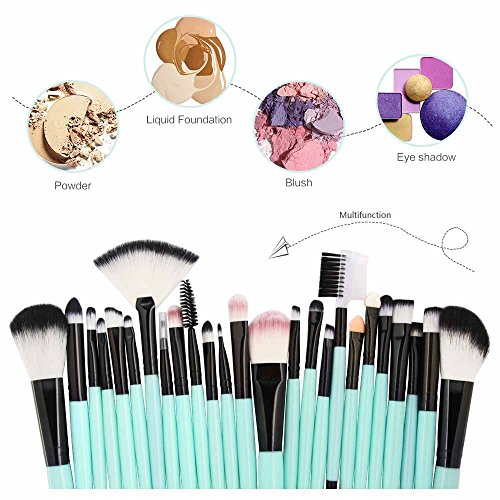 25-Piece Pro Makeup Brush Set for Foundation, Blending, Eyeshadow, Eyeliner - Image 5