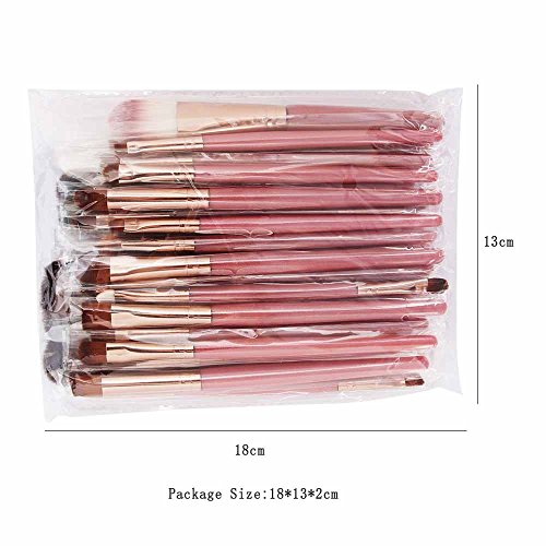 25-Piece Pro Makeup Brush Set for Foundation, Blending, Eyeshadow, Eyeliner - Image 7